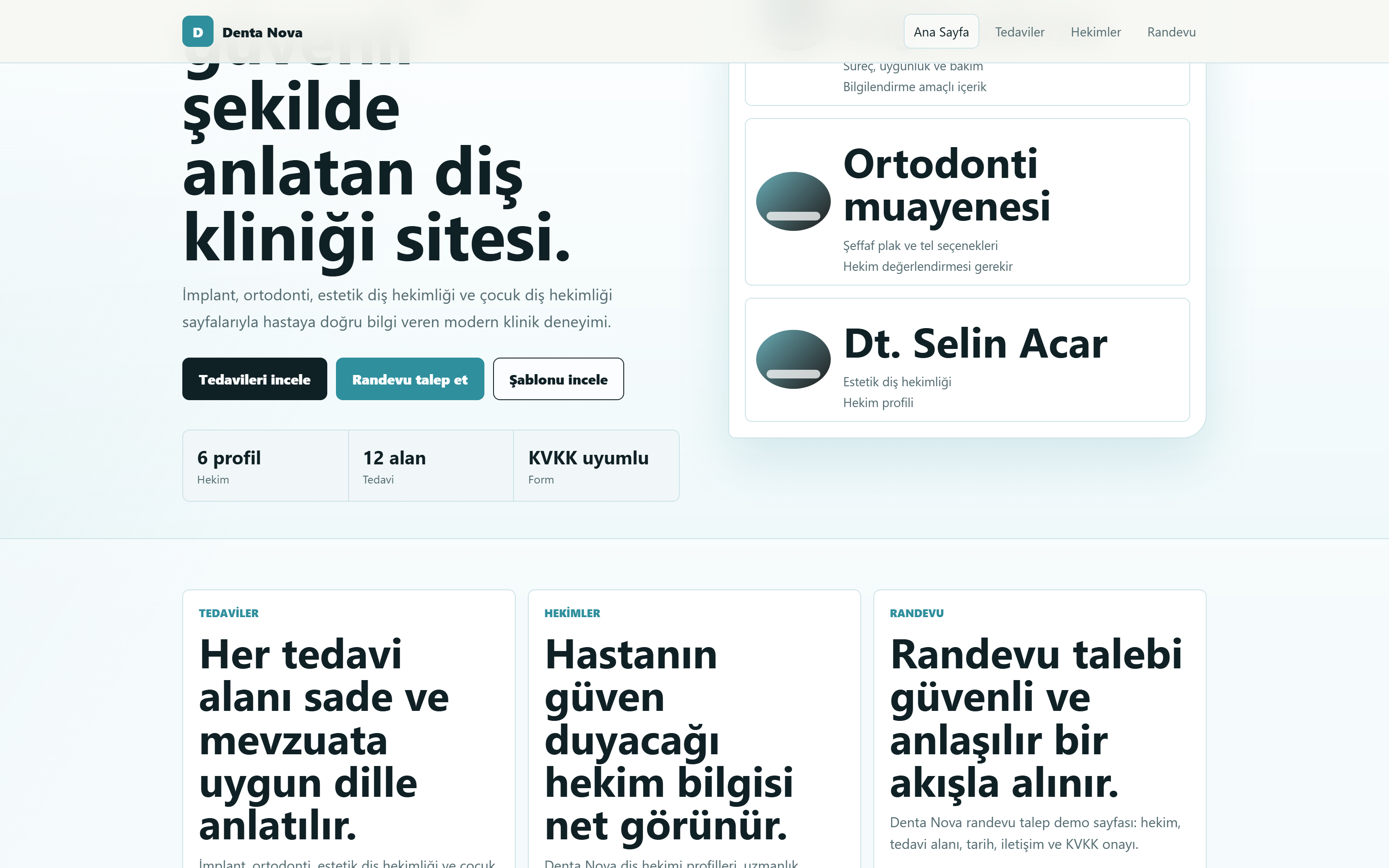 Tedavi bilgilendirme sayfaları