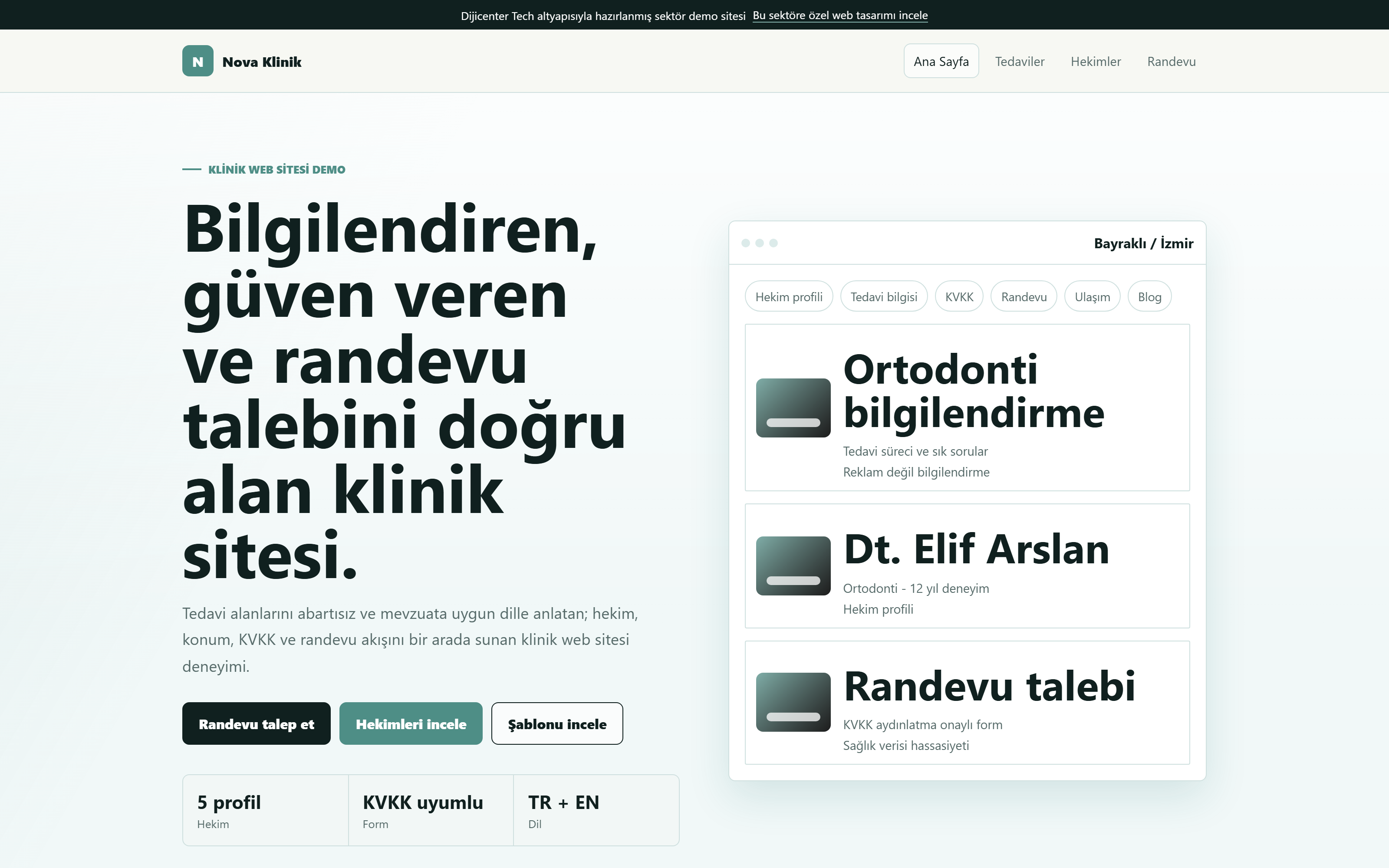 Klinik Şablonu
