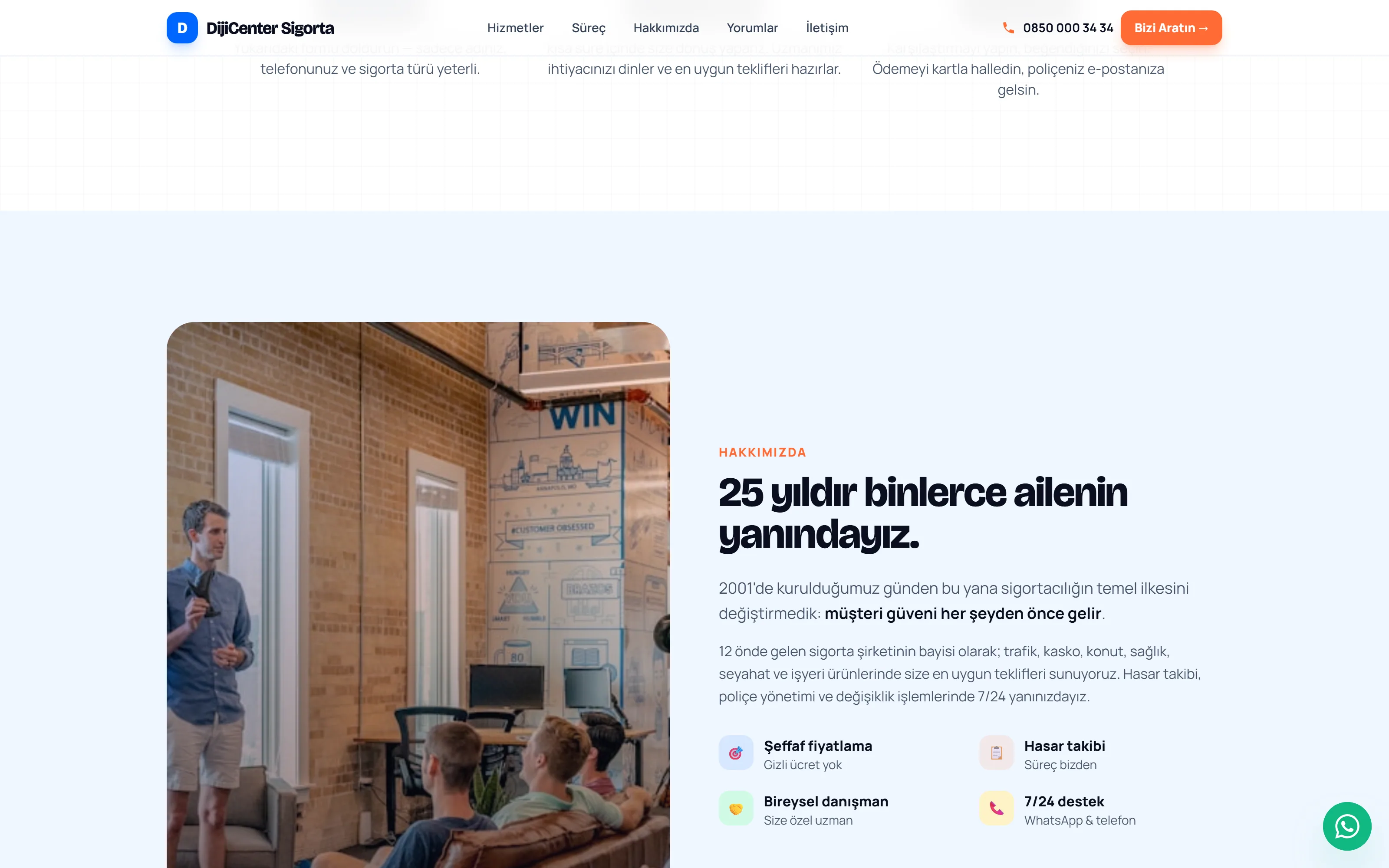Acentenin güven ve deneyim anlatımı